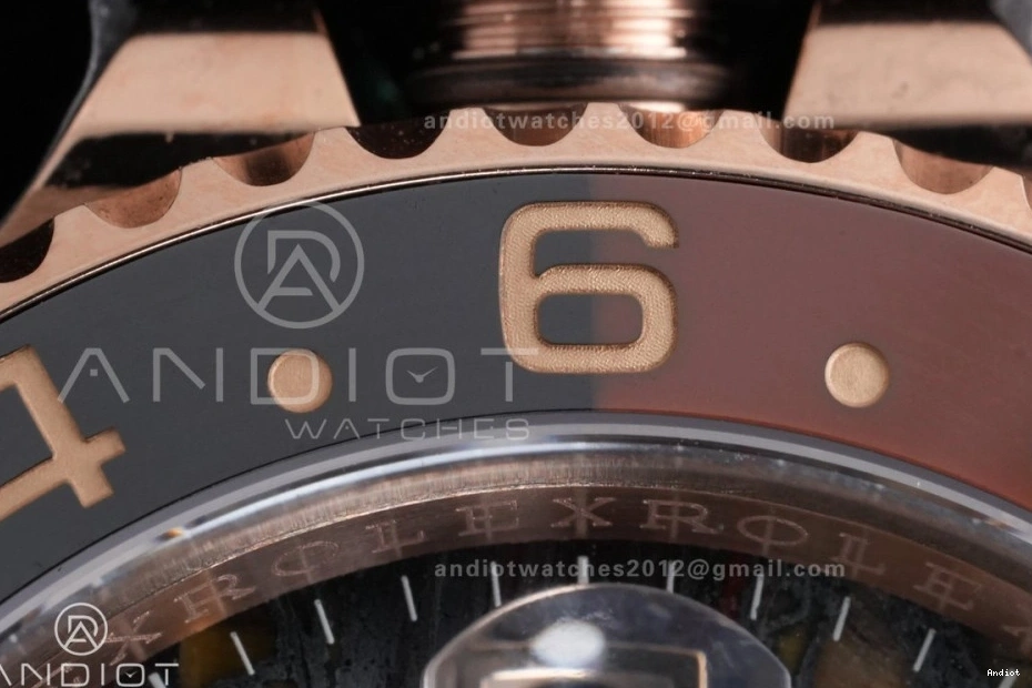 Tiger Iron Bracelet Sh3285 126715 Edition Master Oyster II CHNR on ARF Dial RG Best GMT 1111